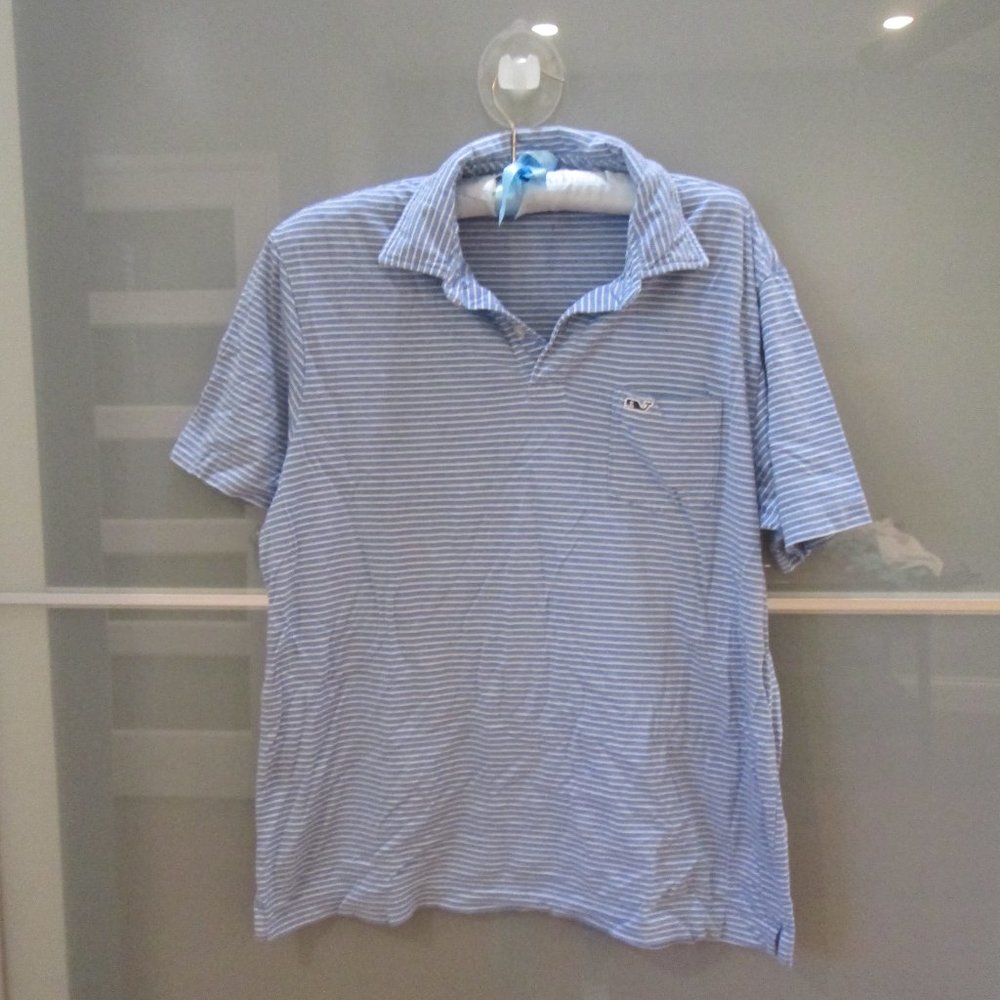 Vineyard Vines "Heather Feeder Striped Polo"
